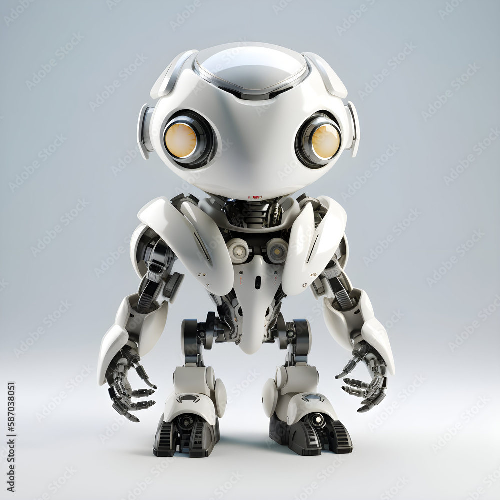 Futuristic AI Robot for Everyday Assistance made with Generative AI Futuristic AI Robot for Everyday Assistance made with Generative AI