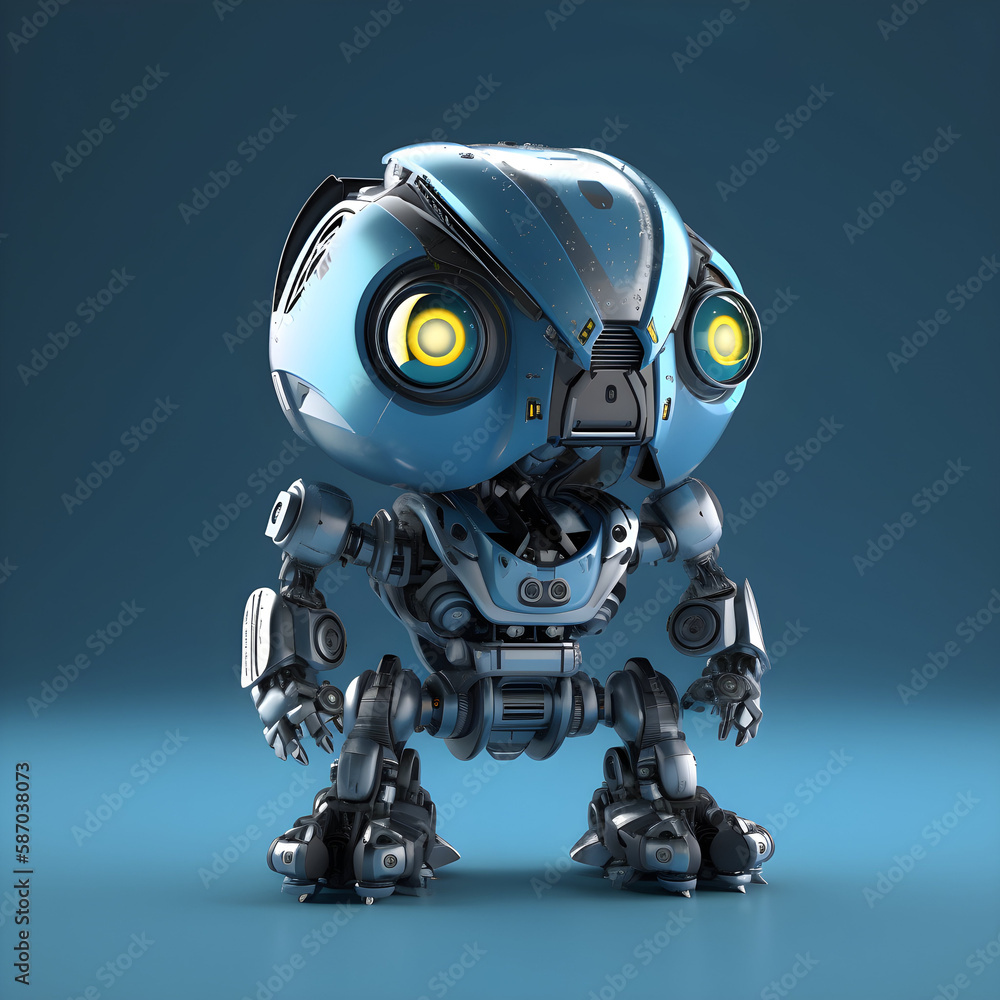 Futuristic AI Robot for Everyday Assistance made with Generative AI Futuristic AI Robot for Everyday Assistance made with Generative AI