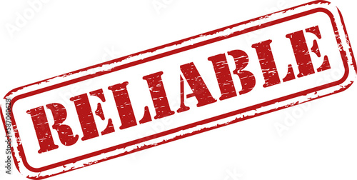 Valokuva Reliable grunge rubber stamp