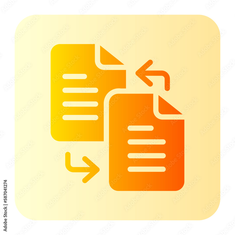 exchange gradient icon exchange gradient icon