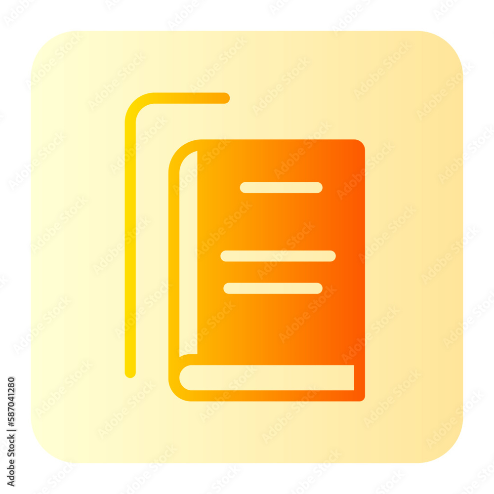 book gradient icon book gradient icon