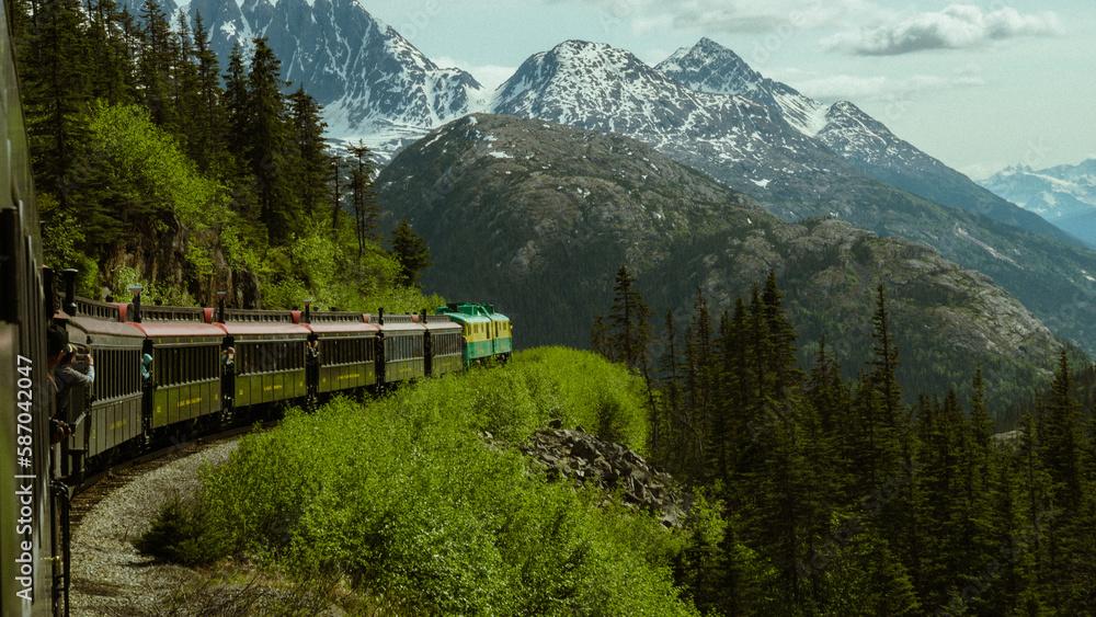 Journey Through the Mountains: Exploring Skagway, Alaksa by Train