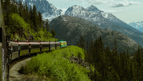 Journey Through the Mountains: Exploring Skagway, Alaksa by Train