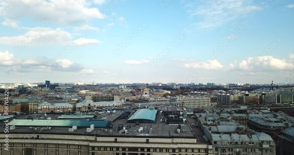 St. Petersburg, roofs, aerial photography, yards wells St. Petersburg, roofs, aerial photography, yards wells