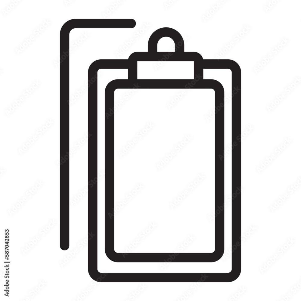 clipboard line icon clipboard line icon