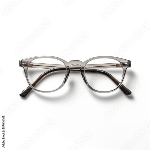 glasses on isolated on white background