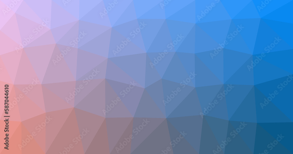 Gradient colour low poly background Gradient colour low poly background