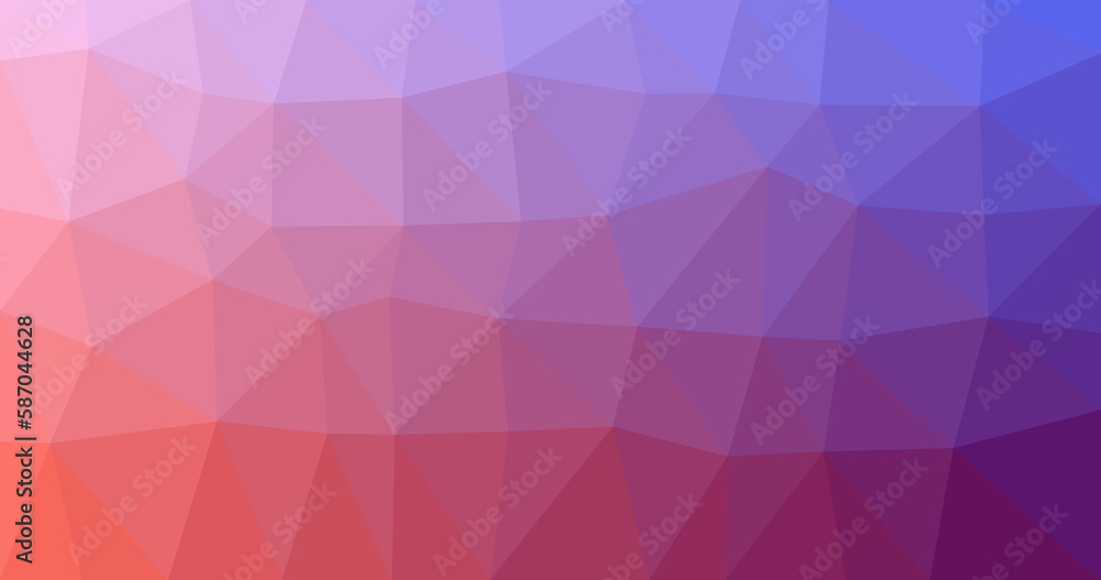 Gradient colour low poly background Gradient colour low poly background
