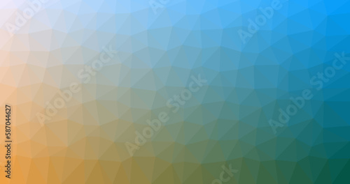 Gradient colour low poly background