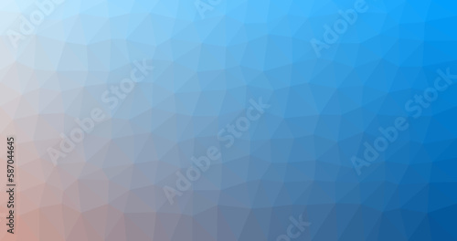 Gradient colour low poly background