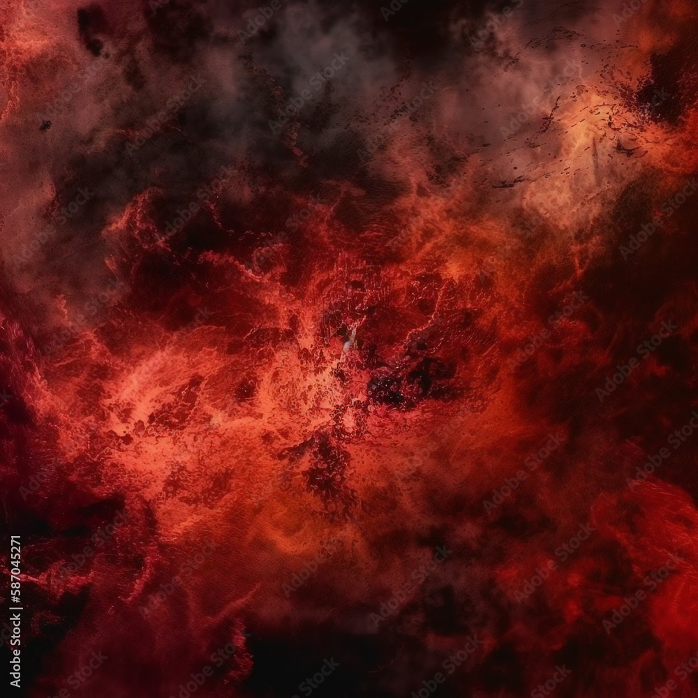 Fire Bg Red fire smoke background, digital illustration artwork, abstract ...