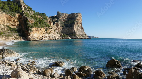 Rocky picturesque beach in Spain © Iuliia