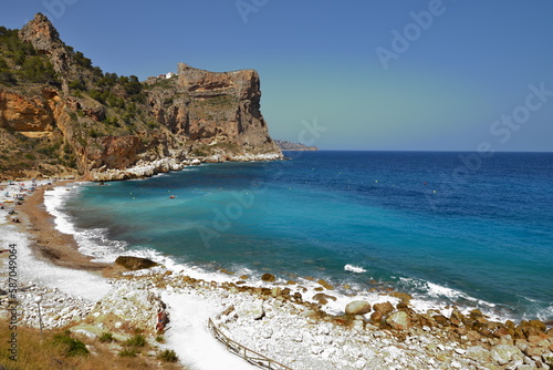 Fototapeta Naklejka Na Ścianę i Meble -  Rocky picturesque beach in Spain