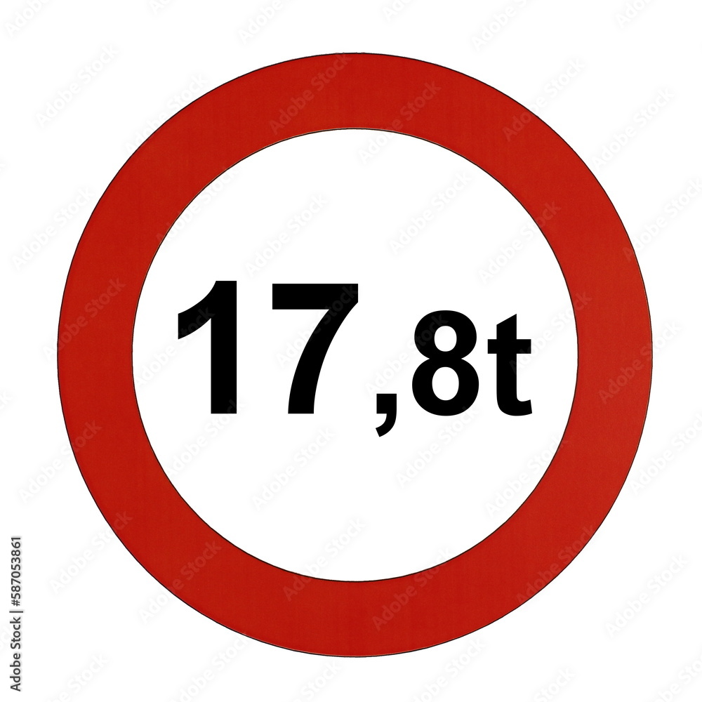 Illustration des Straßenverkehrszeichens Illustration des Straßenverkehrszeichens