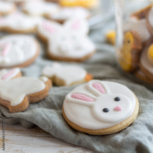 Decorated Easter Cookies photo