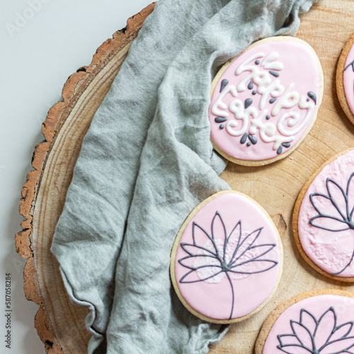 Decorated Easter Cookies photo