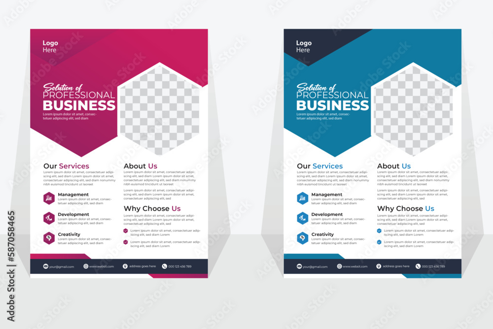 Business Flyer Template Design
