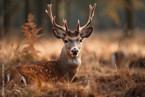 a deer. Generative AI