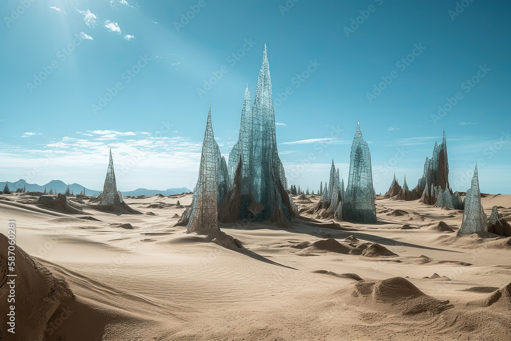 Crystal Desert Formations