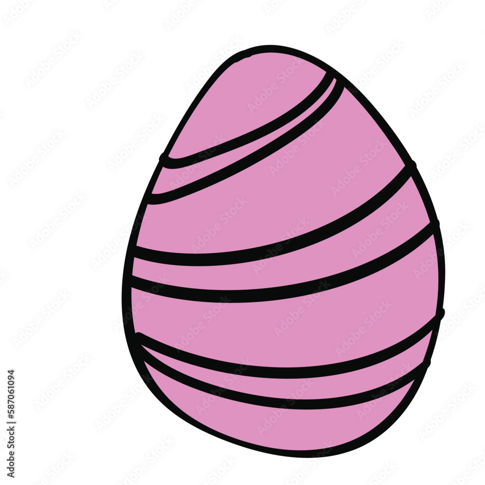 Happy Easter element set of funny rabbit animals, eggs and floral decoration in cute cartoon style. Flat hand drawn icon Happy Easter element set of funny rabbit animals, eggs and floral decoration in cute cartoon style. Flat hand drawn icon
