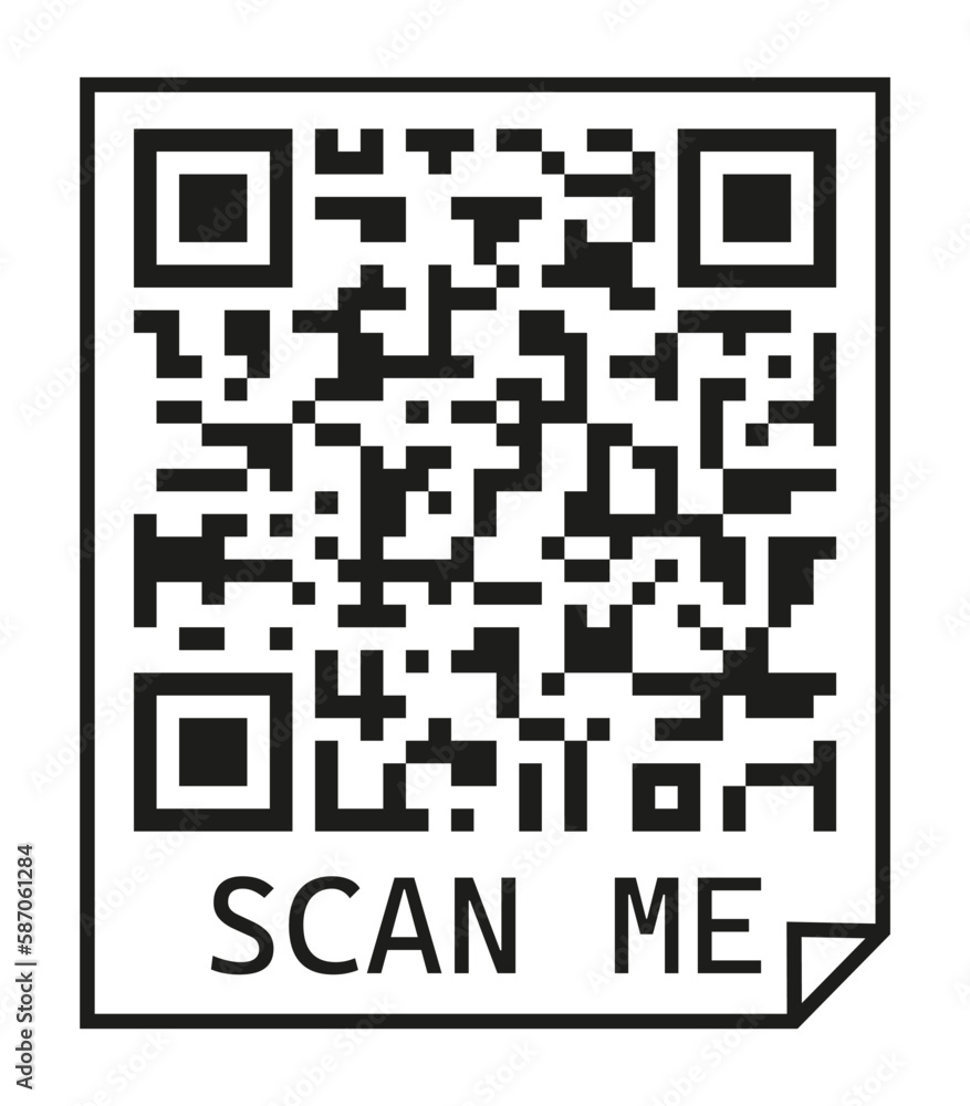 QR code vector. Sample vector QR code for smartphone scanning. Identity for app smartphone. Barcode frame for items. QR code vector. Sample vector QR code for smartphone scanning. Identity for app smartphone. Barcode frame for items.