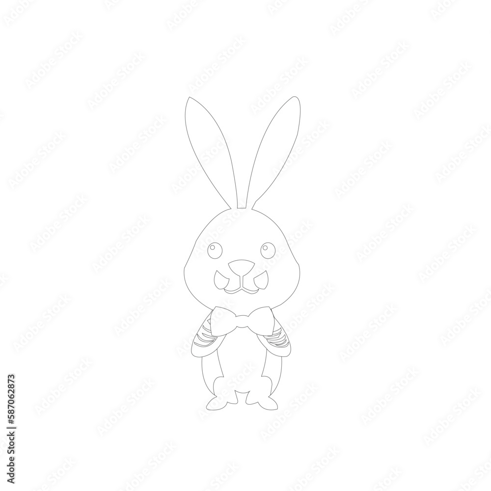 Obraz premium easter bunny with egg
