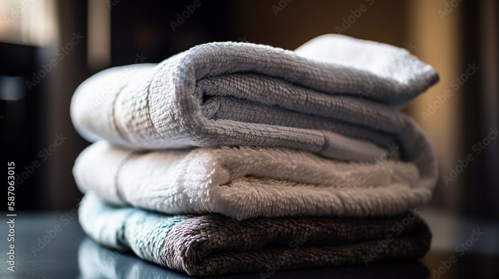 Interior of a real laundry room with a washing machine at the window at home. Generative Ai Interior of a real laundry room with a washing machine at the window at home. Generative Ai