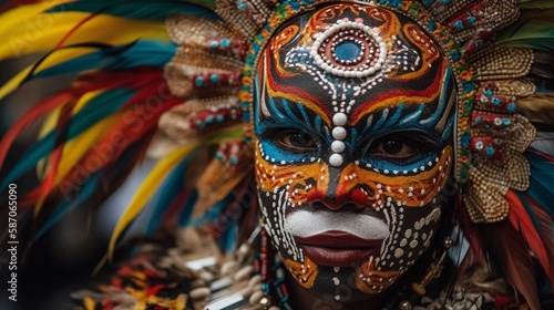 AI Colombian Festivities Through the Eyes of Imagination: Captivating, Magical, and Vibrant Photographs That Will Transport You to a World of Fantasy and Wonder © cristian