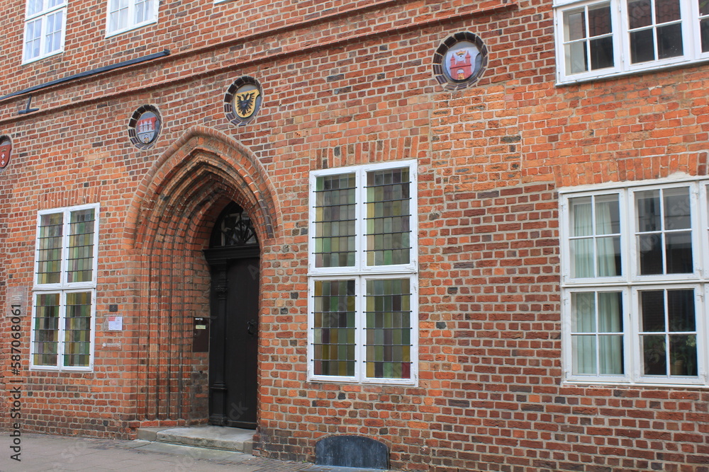 Lüneburg: Historisches Gebäude in Altstadt (Niedersachsen)