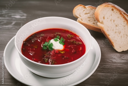 delicious Russian beet soup