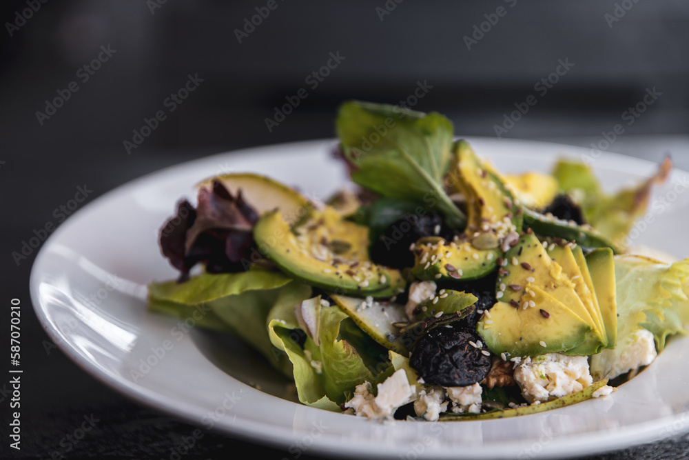 salad with avocado salad with avocado