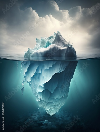 Iceberg hidden danger