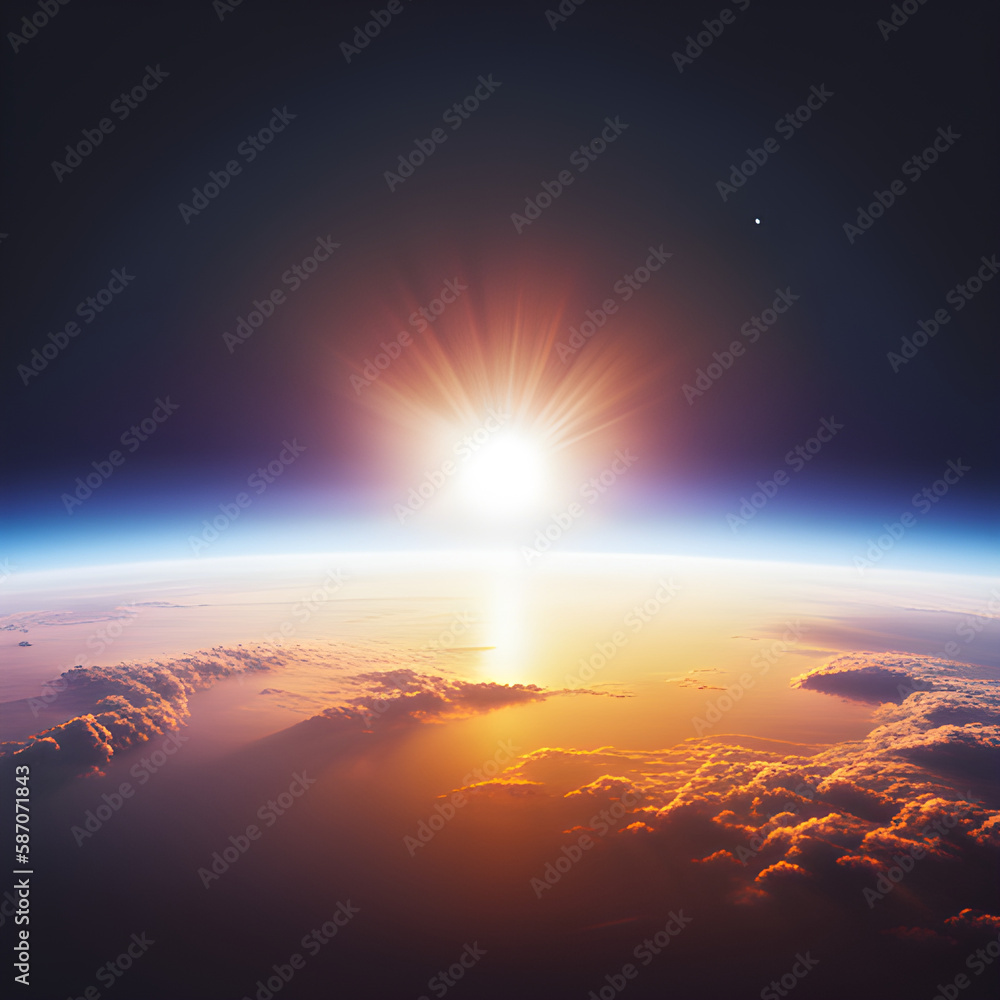 sunrise over the earth
Created using generative AI