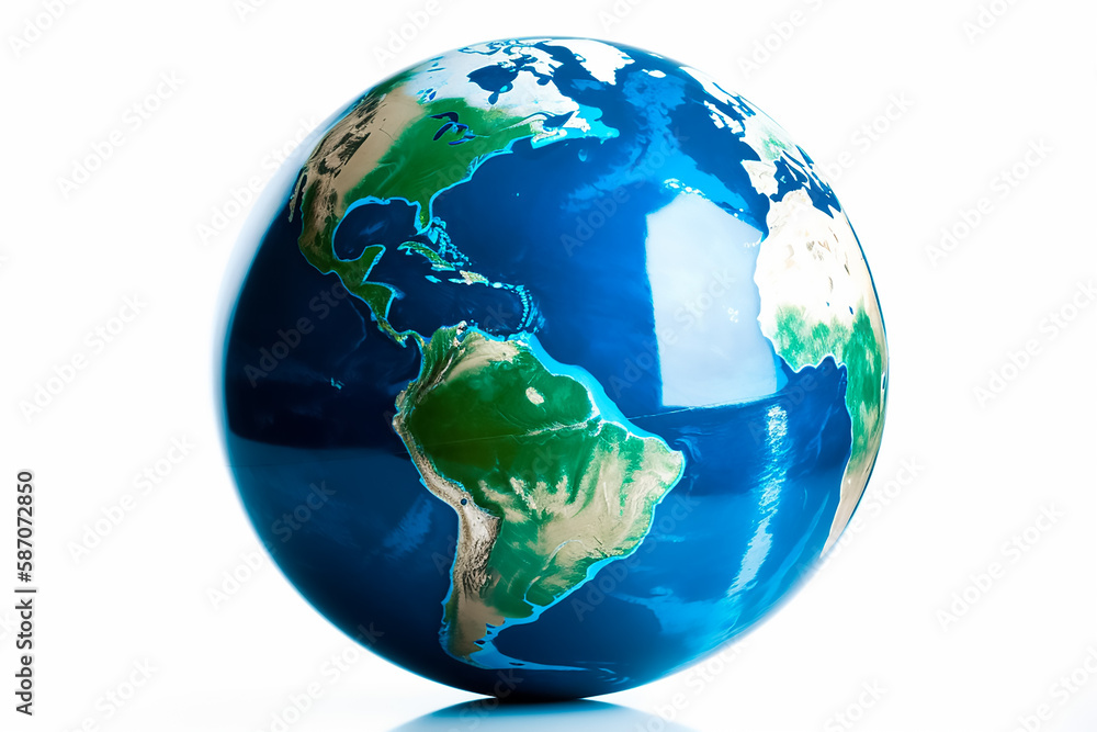 Fototapeta premium Happy Earth Day. Save the Environment, Save the Planet. Generative AI