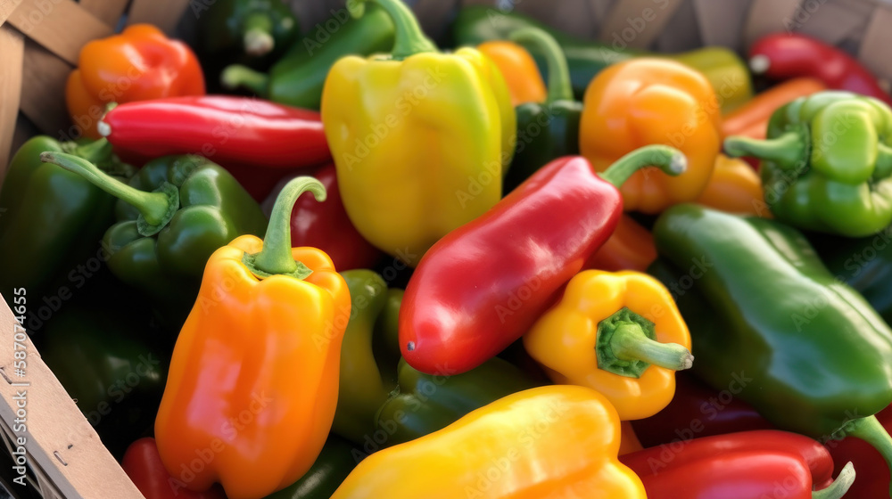 A assortment of Bell Peppers A assortment of Bell Peppers