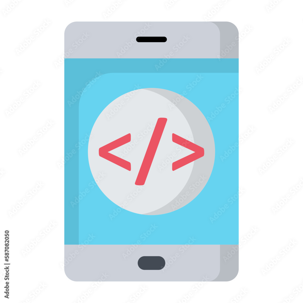 App Coding Flat Icon App Coding Flat Icon