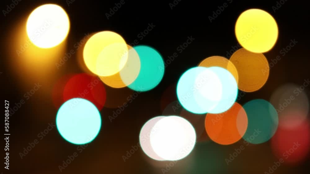 a colourful night city bokeh background 4k 25fps video a colourful night city bokeh background 4k 25fps video