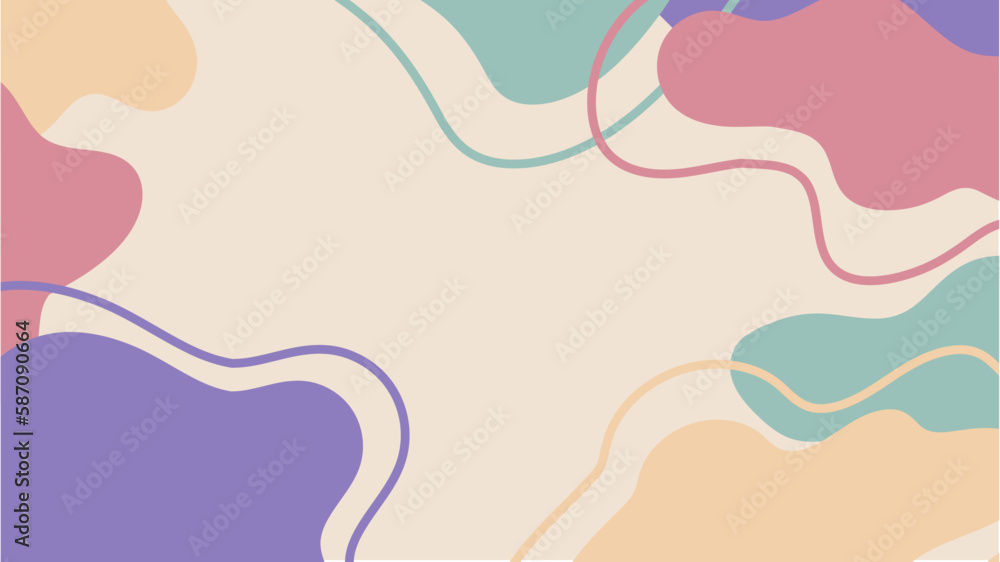 Modern abstract creative pastel background minimal tends style with copy space 