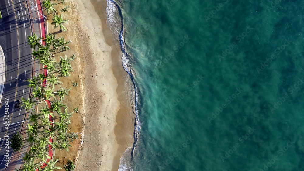 Foto de drone praias alagoanas
