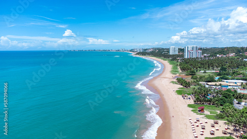 Foto de drone praias alagoanas photo