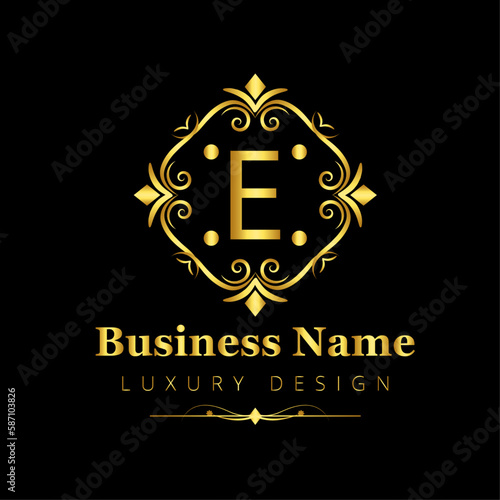 E-font logo for brand or website