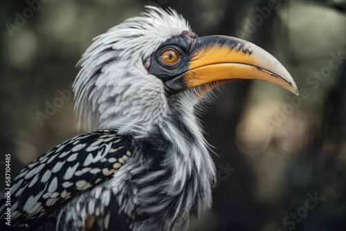 A yellow billed hornbill spotted in the wild in South Africa s Kruger National Park. Generative AI