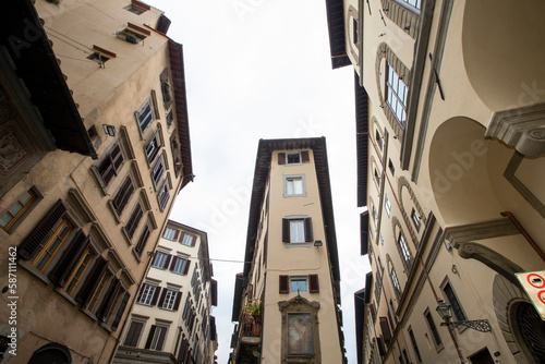 Typical architecture and street view in Firenze, Tuscany, Italy. © Casa.da.Photo