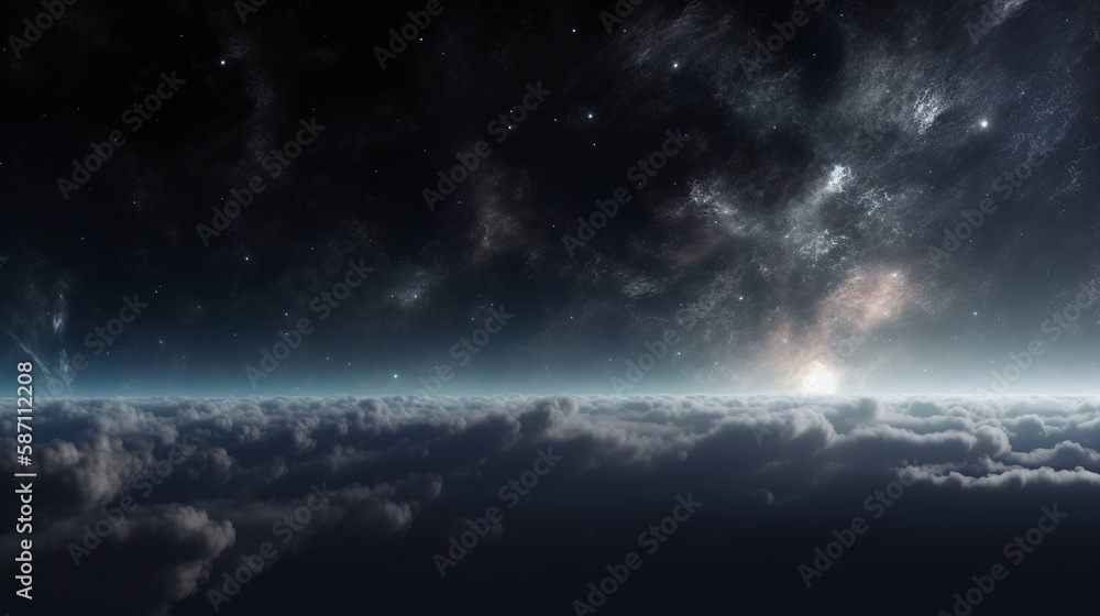 Exploring the Unknown with the Endless Darkness of a Vast Universe Generated by AI Exploring the Unknown with the Endless Darkness of a Vast Universe Generated by AI