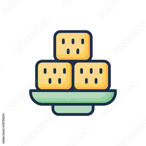 Halva icon. Suitable for Web Page, Mobile App, UI, UX and GUI design.