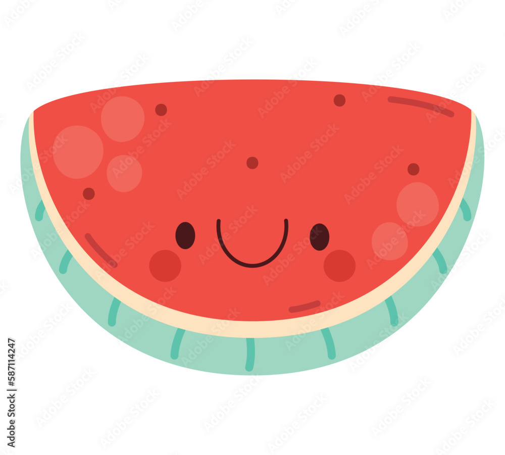 kawaii watermelon design kawaii watermelon design