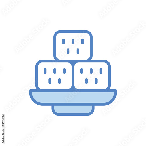 Halva icon. Suitable for Web Page, Mobile App, UI, UX and GUI design.