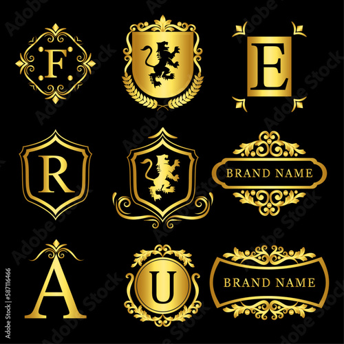 Luxury logo design package