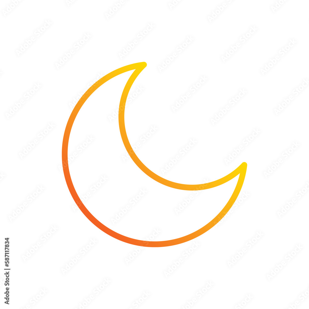 Moon icon. Suitable for Web Page, Mobile App, UI, UX and GUI design. Moon icon. Suitable for Web Page, Mobile App, UI, UX and GUI design.
