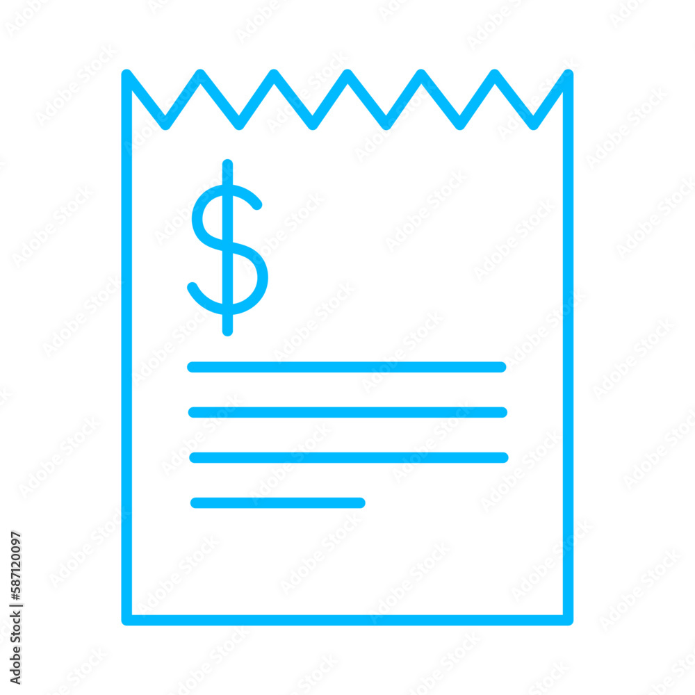 document finance icon with blue outline style. finance, world, business, icon, money, symbol, global. Vector illustration document finance icon with blue outline style. finance, world, business, icon, money, symbol, global. Vector illustration
